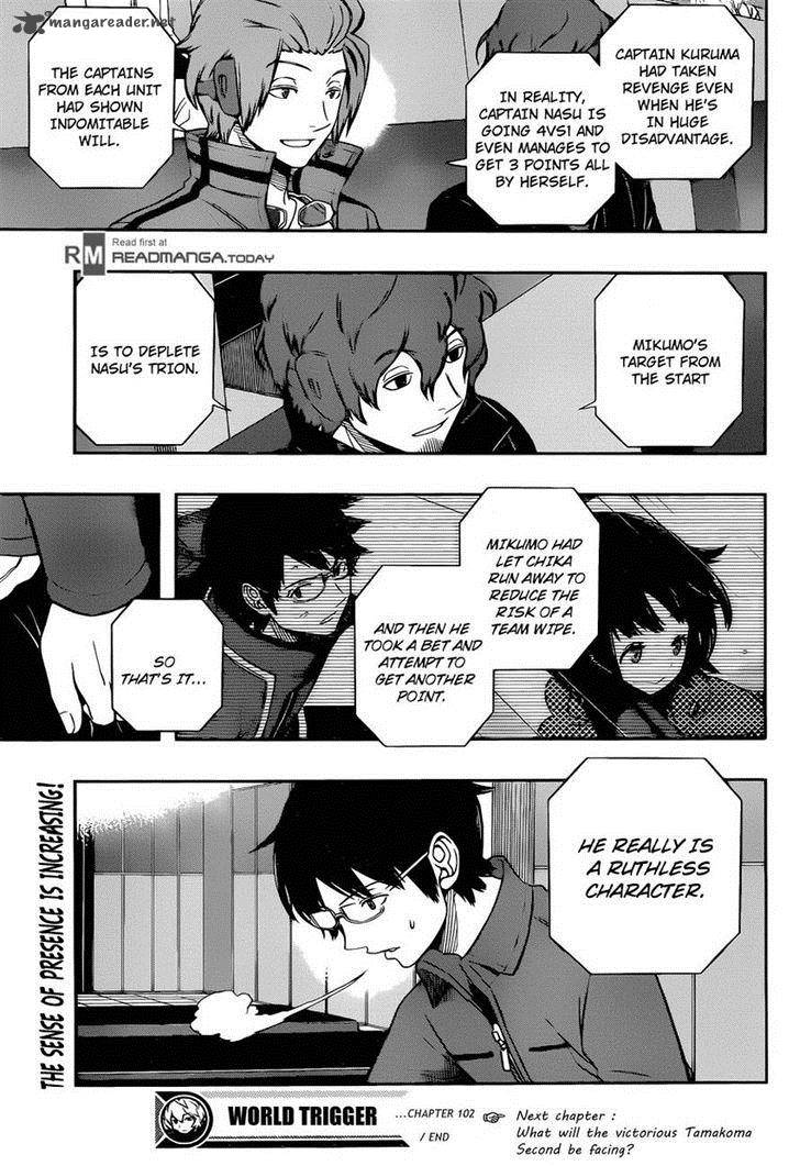 World Trigger Chapter 102 — page 20