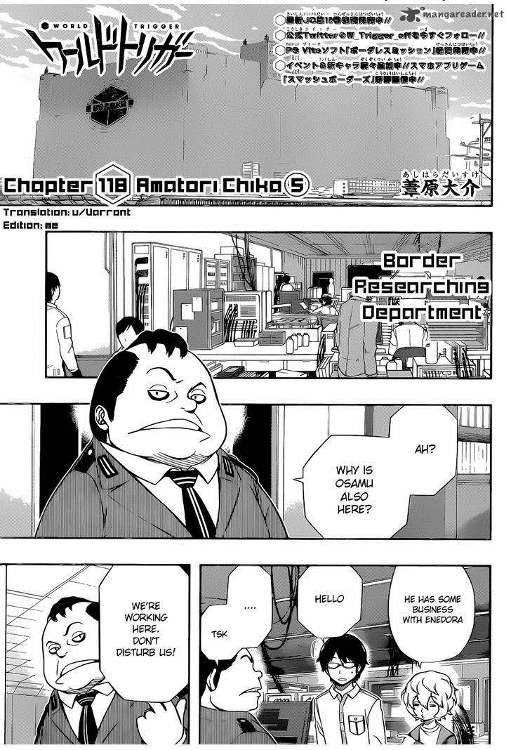 World Trigger Chapter 118 — page 1