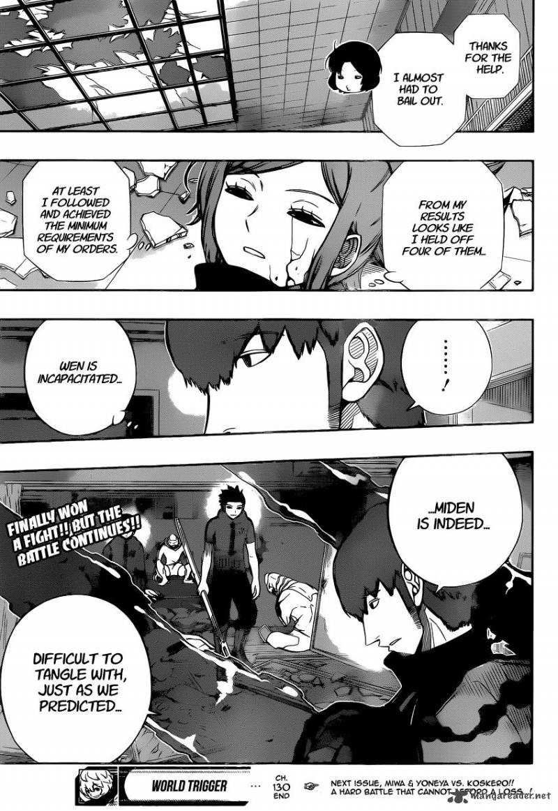 World Trigger Chapter 130 — page 18