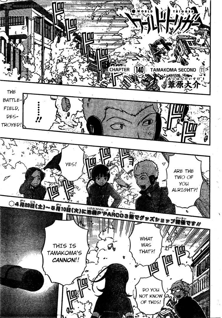 World Trigger Chapter 140 — page 1