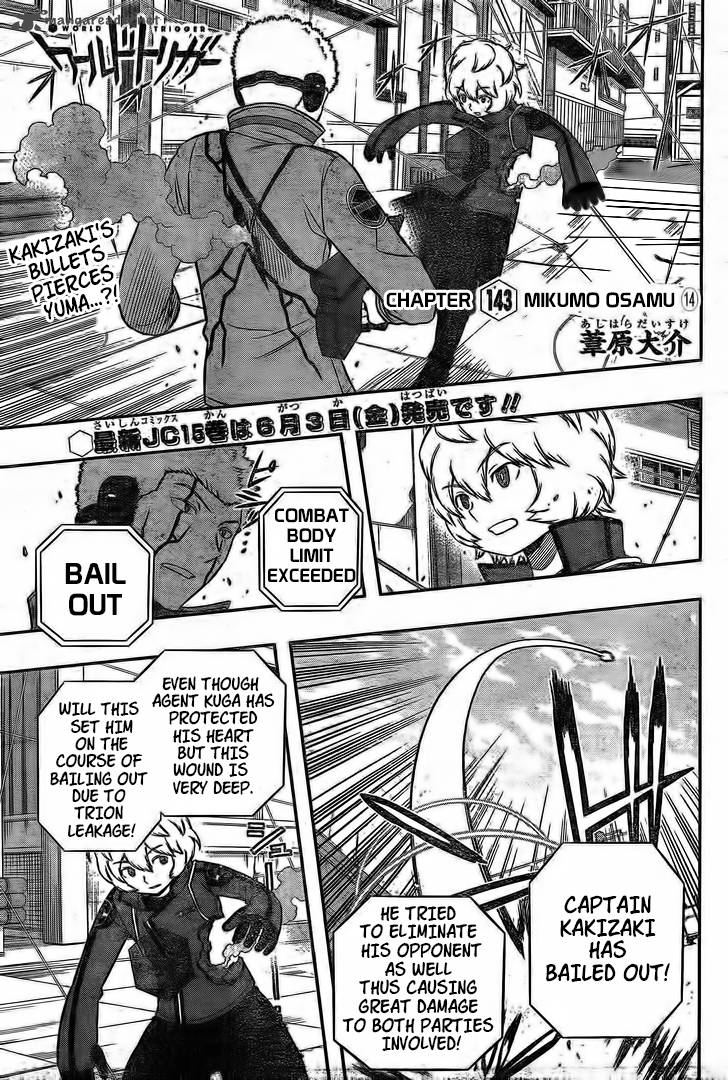 World Trigger Chapter 143 — page 1