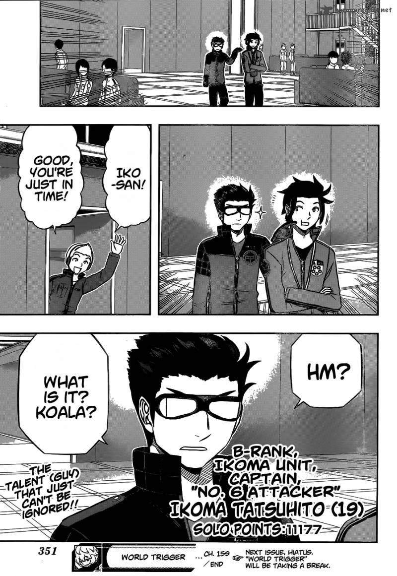 World Trigger Chapter 159 — page 19