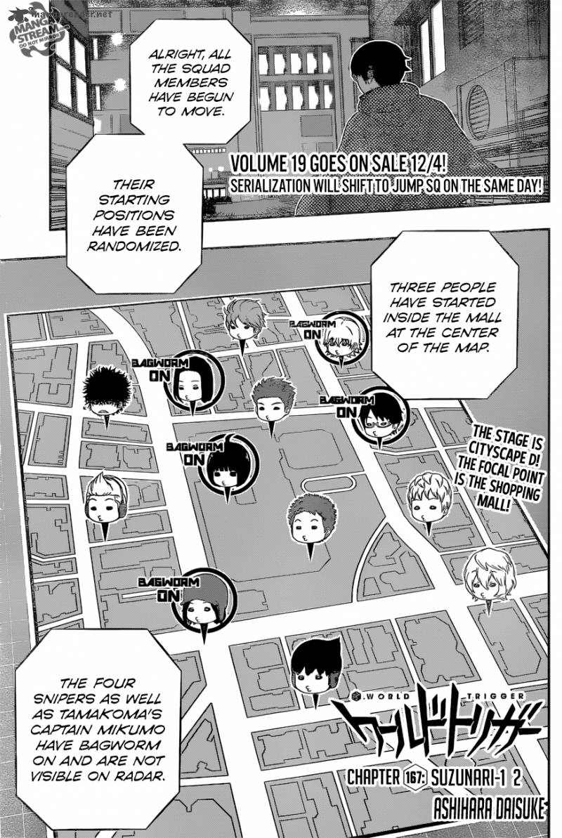 World Trigger Chapter 167 — page 1