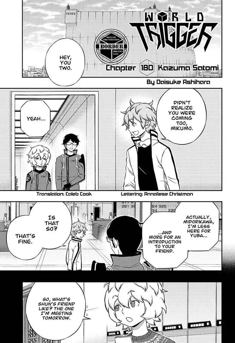 World Trigger Chapter 180 — page 1