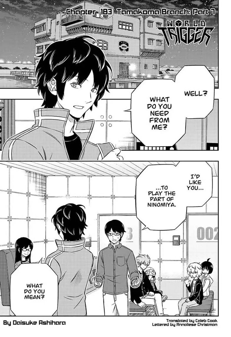 World Trigger Chapter 183 — page 1