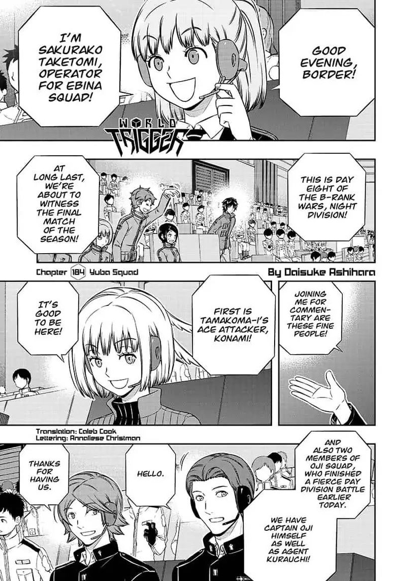 World Trigger Chapter 184 — page 1