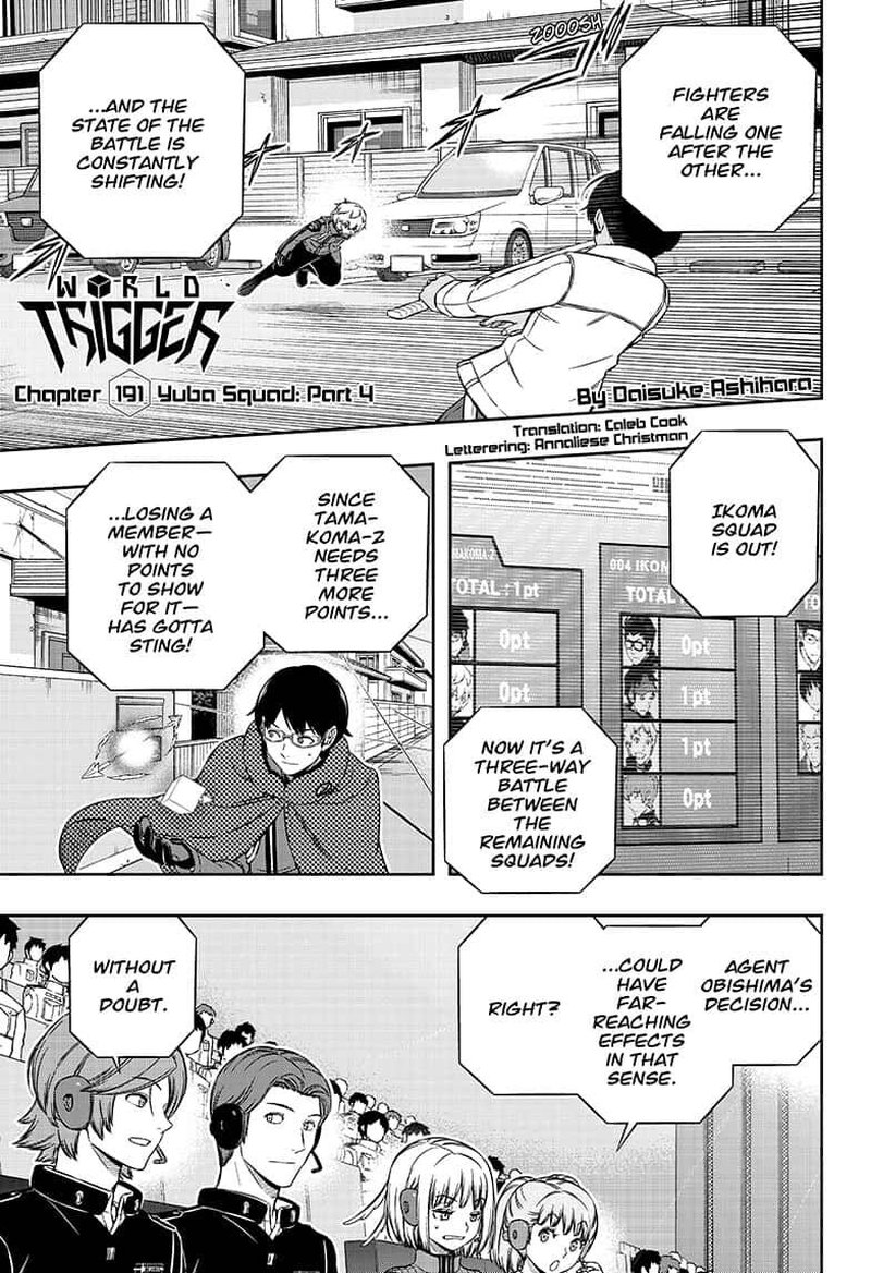 World Trigger Chapter 191 — page 1