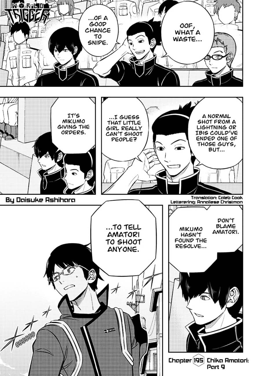 World Trigger Chapter 195 — page 1