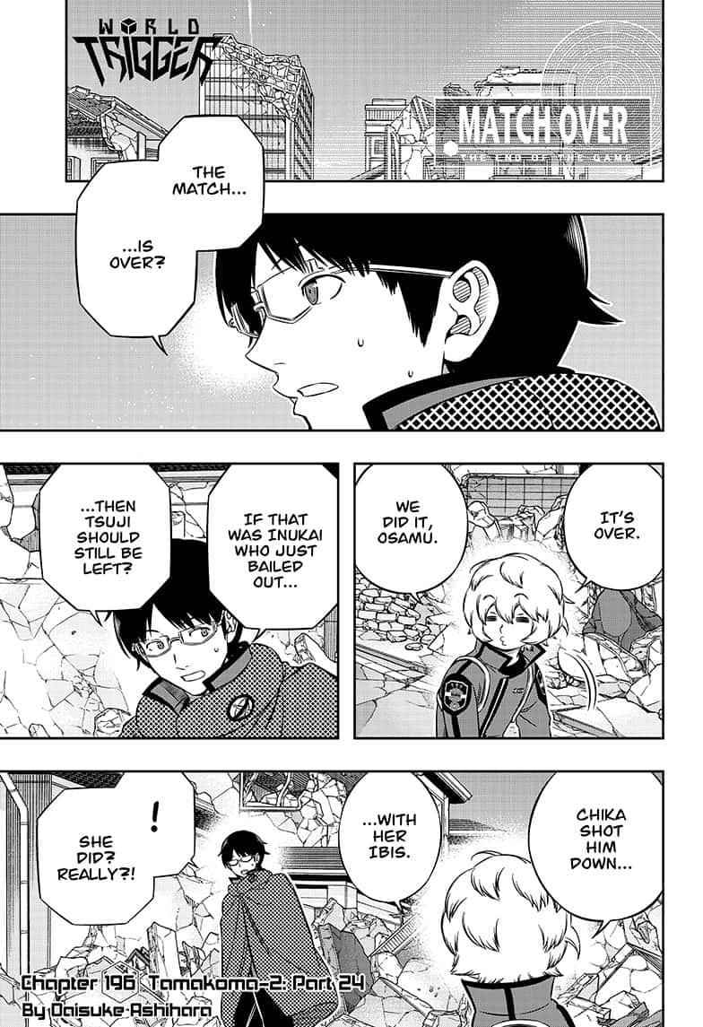 World Trigger Chapter 196 — page 1
