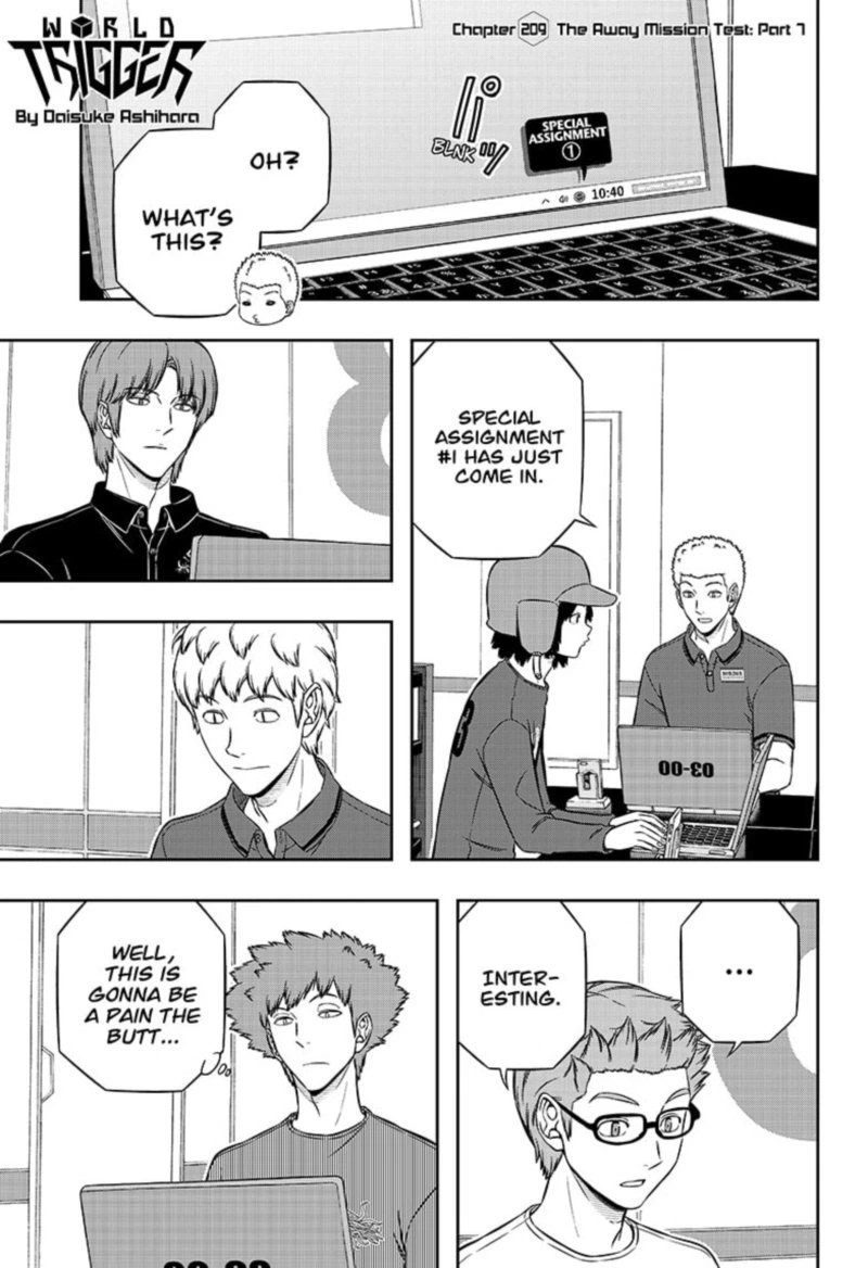 World Trigger Chapter 209 — page 1