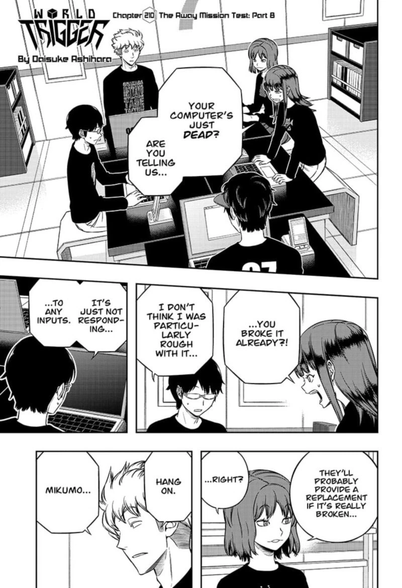 World Trigger Chapter 210 — page 1
