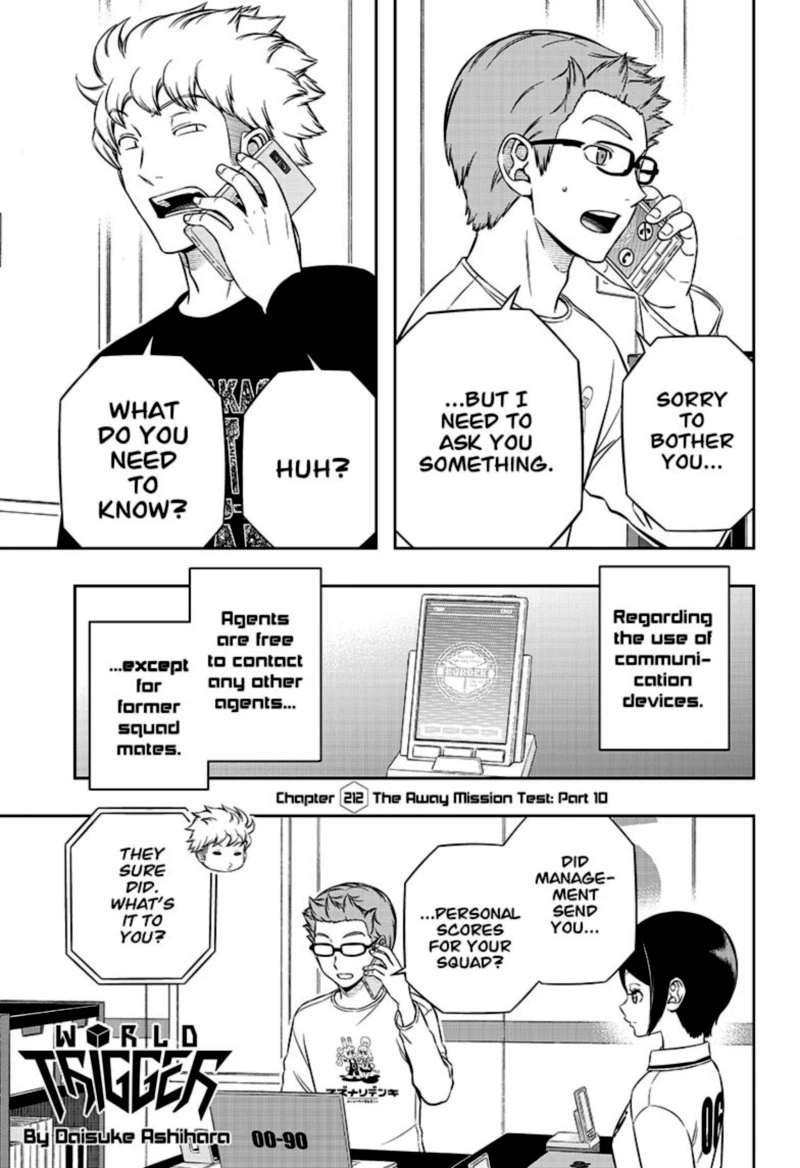 World Trigger Chapter 212 — page 1
