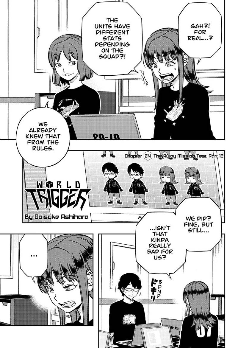 World Trigger Chapter 214 — page 1