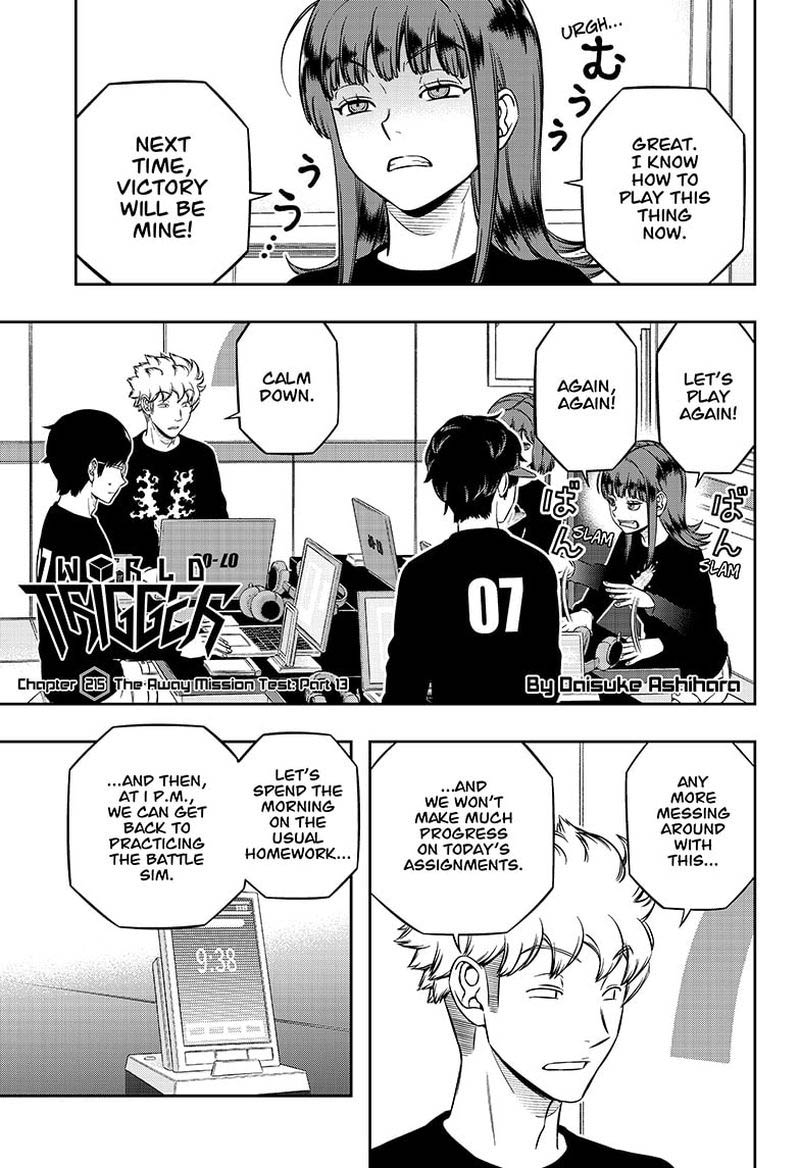 World Trigger Chapter 215 — page 1