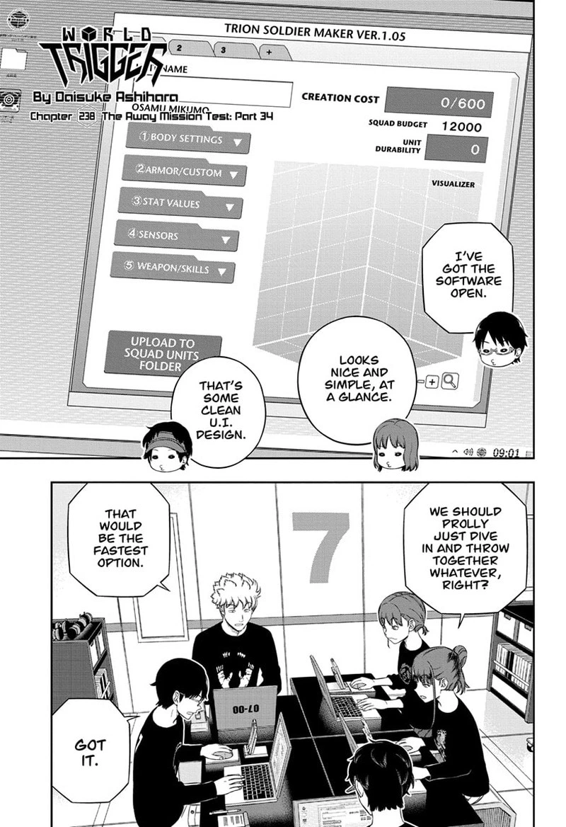 World Trigger Chapter 238 — page 1