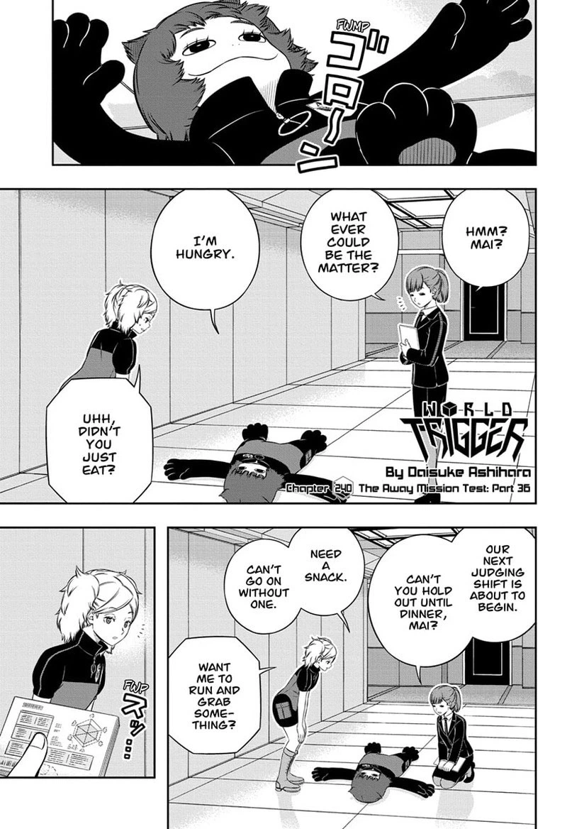 World Trigger Chapter 240 — page 1