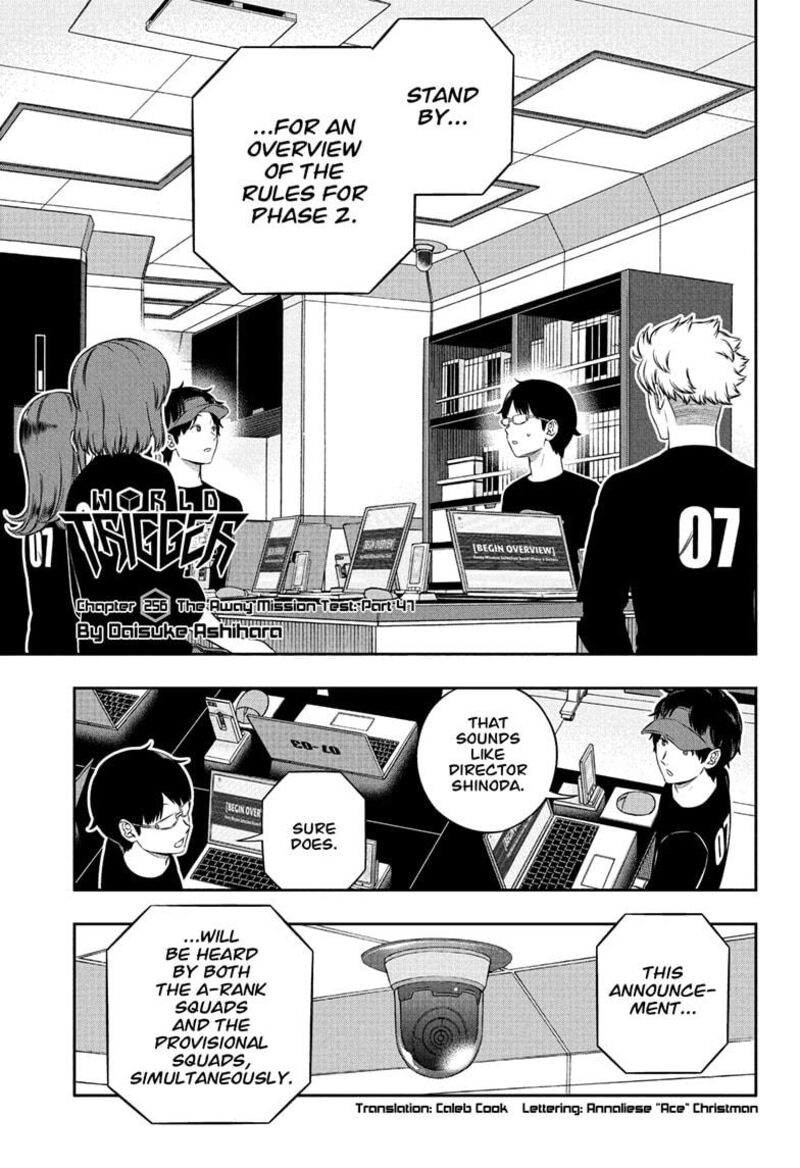 World Trigger Chapter 256 — page 1